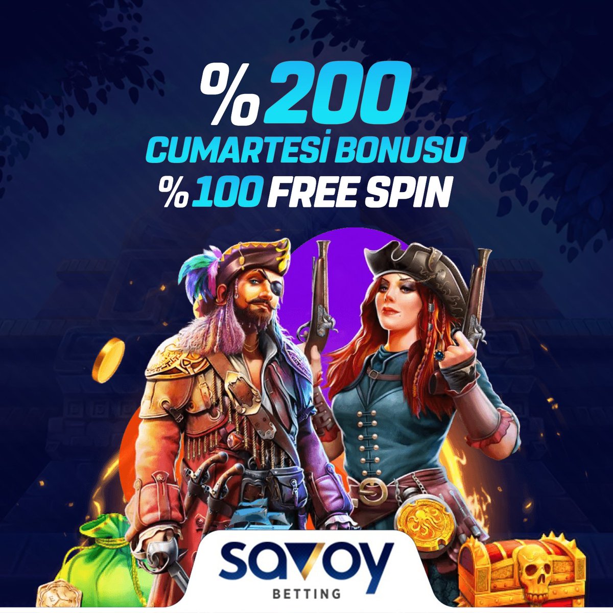 🔔 #Savoybetting'te Cumartesi Günleri Şans Yağmuru!!!

⚡️Her #Cumartesi  % 200 Slot Yatırım Bonusu❕

📆 Gün içindeki yapacağınız ilk 3 yatırımınız için geçerlidir.

🥂  Kaliteli ve Yüksek Kazançların Tek Adresi;
📲  cutt.ly/savoyes