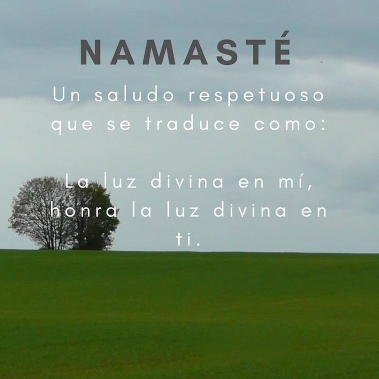 Namasté 🙏