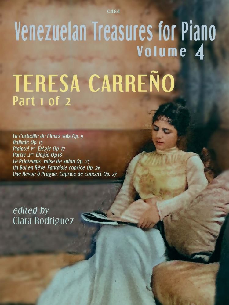 GREAT NEWS! My editions of 15 pieces by Teresa Carreño are now available on @stainerandbell on two albums, part of the Venezuelan Treasures for Piano, Clifton Edition. A long-time dream! Now come true! Part 1 stainer.co.uk/shop/c464/