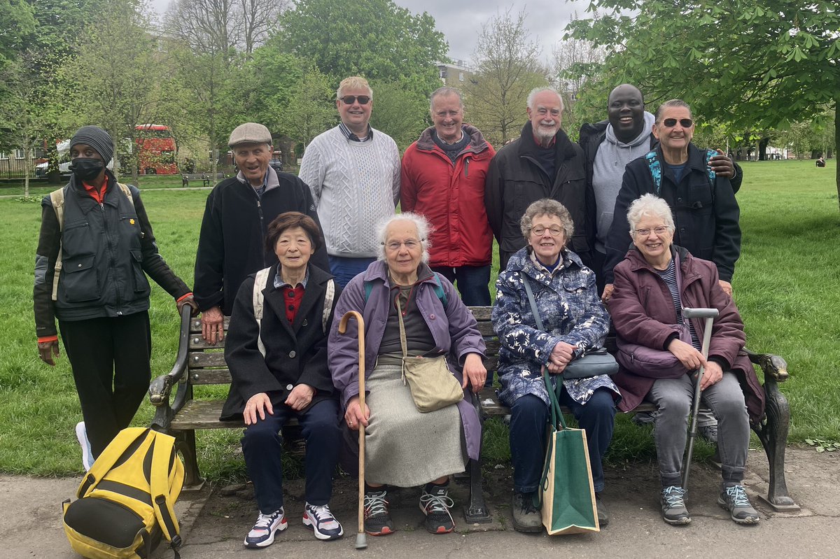 @clissoldpeople our group are looking forward to warmer weather. Bringing out one drinks and nibbles with the cafe out of action.
#walk #walking #walkforhealth @walk_hackney @walkwithadoc