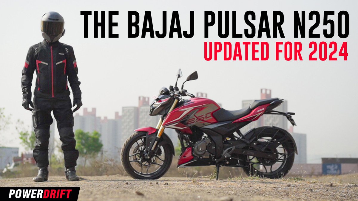 The 2024 Bajaj Pulsar N250 has been introduced at an Ex-Showroom price of Rs. 1,50,829! Packing a bunch of new updates, @VarunPainter and Rider AT give you guys all the dope: linktw.in/FSmniQ

#PowerDrift #BajajPulsar #PulsarN250 #bajajpulsarn250 #bajajmotors
