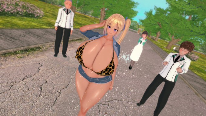 避難所で作成したギャル舞とギャル古手川 