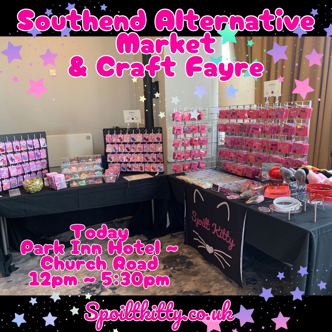 We're set to go at Southend Alternative Market & Craft Fayre until 5:30pm today @tkeeventsessex