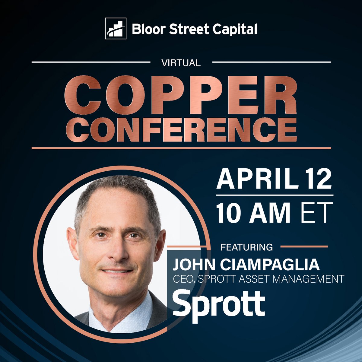 John Ciampaglia of @Sprott discusses what is driving the #copper price and why it is going much higher. Replay bit.ly/3JdVxpn