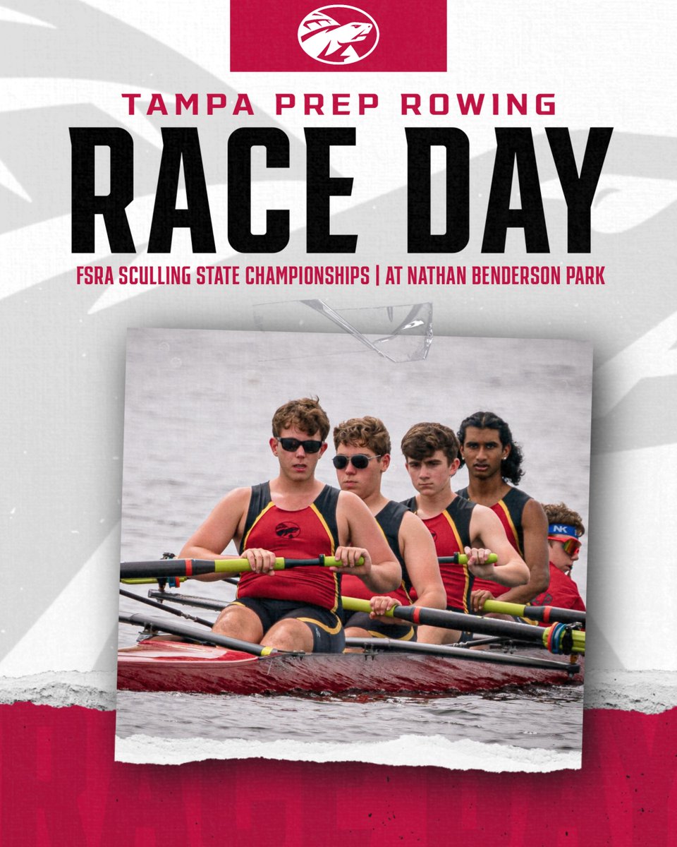 🚣‍♂️ // 𝗥𝗔𝗖𝗘 𝗗𝗔𝗬
🗓️ | 4/13-4/14
*️⃣ | FSRA Sculling State Championships
📍 | Nathan Benderson Park
ℹ️ | hubs.li/Q02sM1GB0