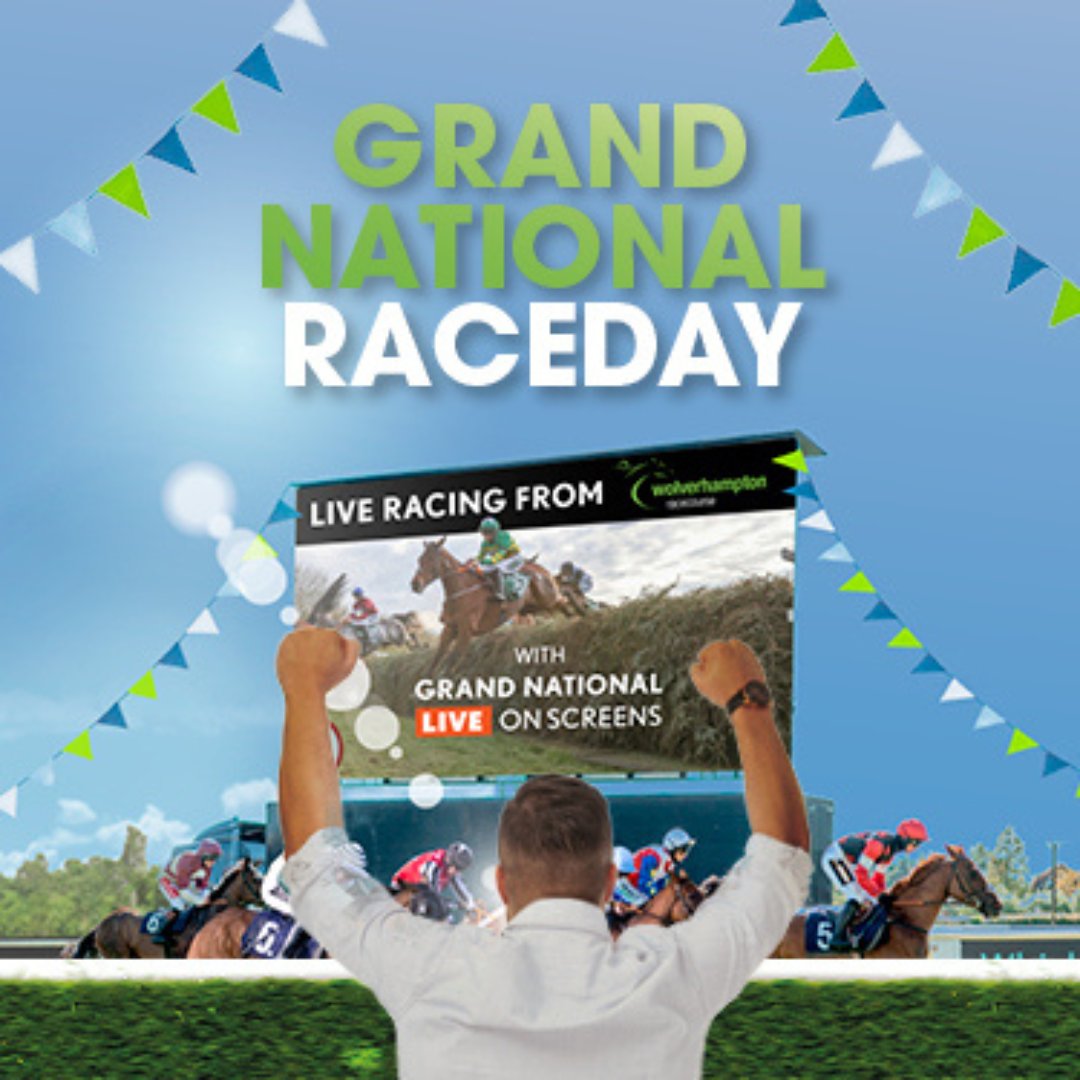 🏇 𝐑𝐀𝐂𝐄𝐃𝐀𝐘 🏇 🏆 Grand National Raceday 🕰️ Gates open: 15:10 🐎 First race: 17:10 📱 Raceday Guide: brnw.ch/21wIMA9 🎫 Tickets available on the gate 📺 @SkySportsRacing #WolvesRaces | #WOLGNR