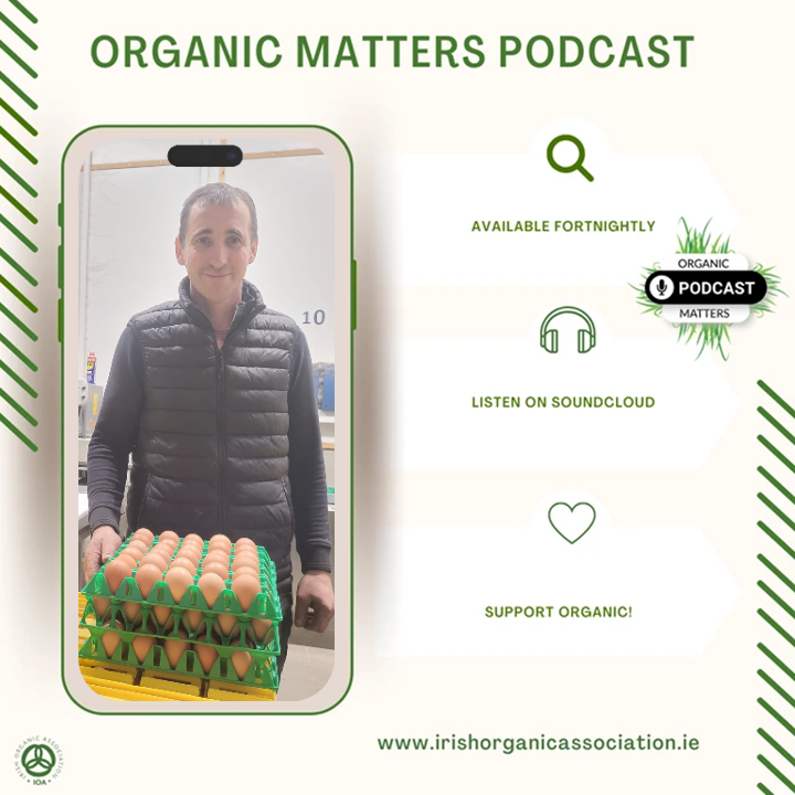 IrishOrganicA's tweet photo. This week on Organic Matters, we meet Monaghan organic farmer Gordon McCoy. Gordon has a range of different enterprises on the farm with a specific focus on organic egg production. Listen here 👉🏻 https://t.co/YyVE5SWOmU

#organicmatters #ioapodcast https://t.co/qsKoH8RBt6