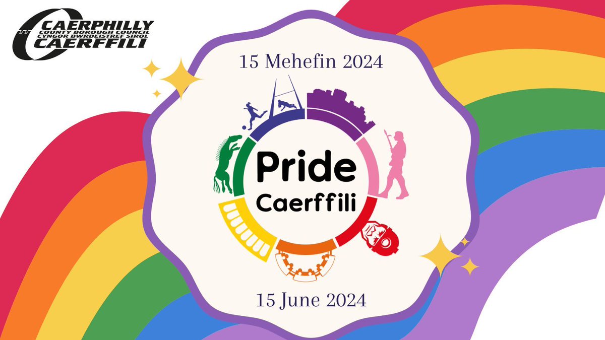 9️⃣ weeks to go! Is your business keen to be involved in Pride Caerffili this year? Why not sponsor an element of the event? Please contact equalities@caerphilly.gov.uk if you would like to receive more information about Pride Caerffili sponsorship opportunities.