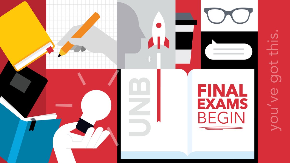 Final exams begin today! Good luck to everyone writing.