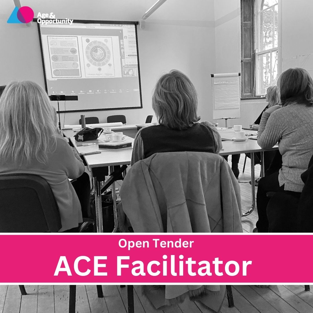 @age_opp is seeking tenders from key individuals with an interest and background in the arts and older people in a care context, to act as the Artists Care Exchange Facilitator. See our website for more info: ow.ly/KRYN50QOtxL ➡️Deadline: 19/4/24