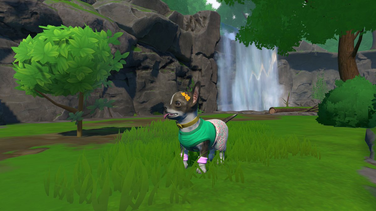 Spring has sprung and that means a whole new wardrobe to show off! Dress up your #LittleFriends and take them on adventures in the sun in #LittleFriendsPuppyIsland 🏝️ #ScreenshotSaturday