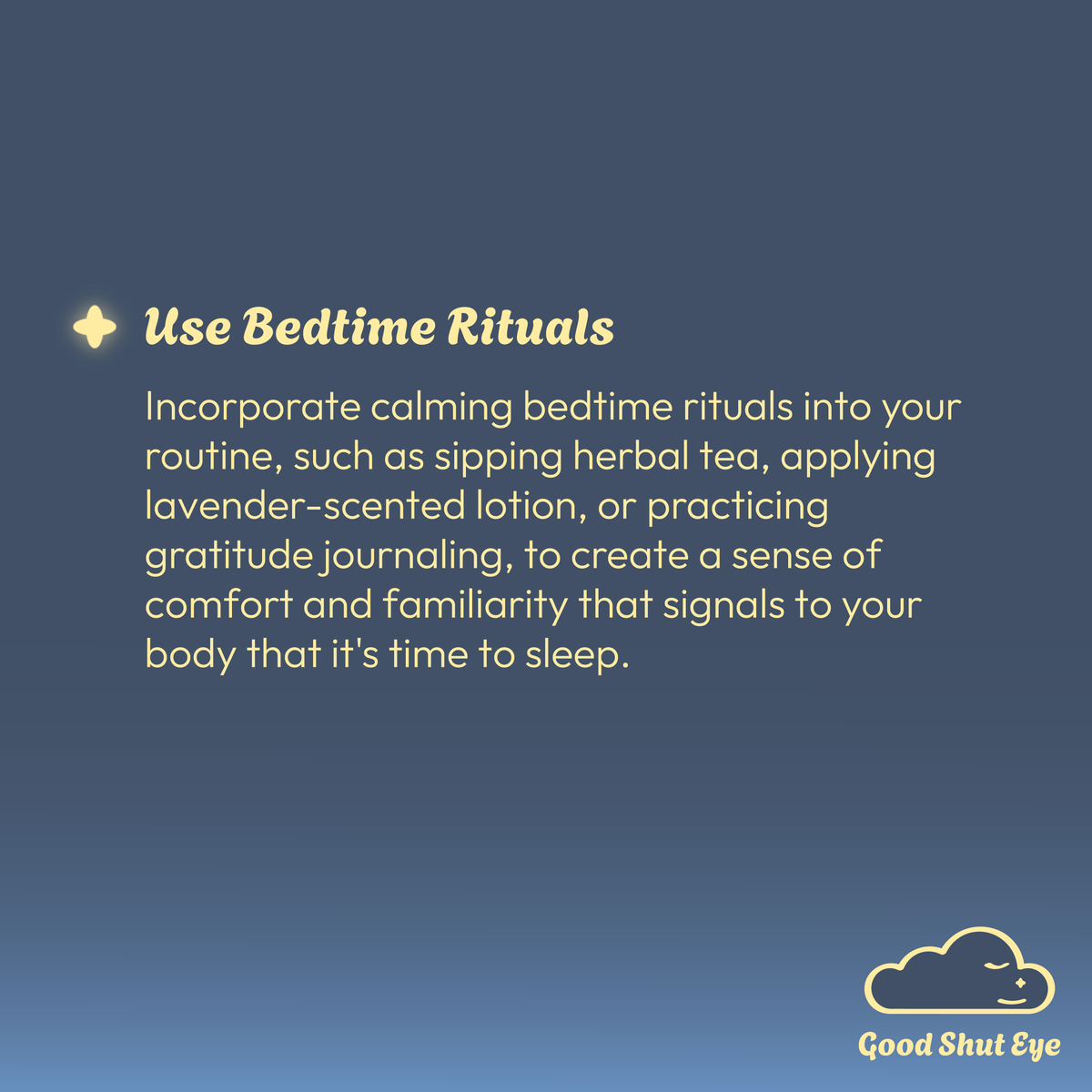 ✨ Create a sleep-friendly environment with these simple tips! 😴 From setting the perfect temperature to banishing distractions, these tips are key to getting the rest you deserve. 💤 #SleepEnvironment #HealthySleepHabits  #BetterSleep #SleepHealth #GoodShutEye