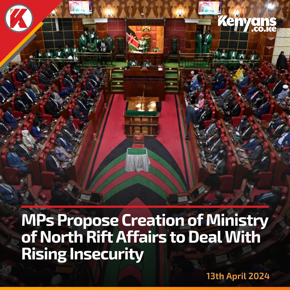 MPs propose creation of Ministry of North Rift Affairs to deal with rising insecurity