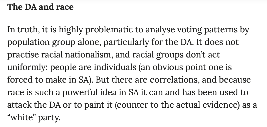 @LukhonaMnguni Lukhona, I don't mind be criticised, but really, there is no need to be so dishonest. I mean this is from the very article you cite: