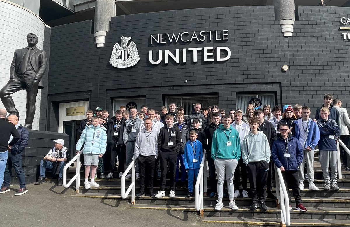 Auchenharvie Health & Wellbeing (@auchenharviepe) on Twitter photo #AuchenharvieOnTour ⚽️
We have arrived safely in Newcastle. Time for a peruse in the Club Shop before heading into the stadium.
48 excited pupils and 5 excited staff members 😊
<a href="/naactiveschools/">North Ayrshire Active Schools</a> <a href="/auchenharvie/">Auchenharvie Academy</a> #AuchenharvieOnTour ⚽️
We have arrived safely in Newcastle. Time for a peruse in the Club Shop before heading into the stadium.
48 excited pupils and 5 excited staff members 😊
<a href="/naactiveschools/">North Ayrshire Active Schools</a> <a href="/auchenharvie/">Auchenharvie Academy</a>