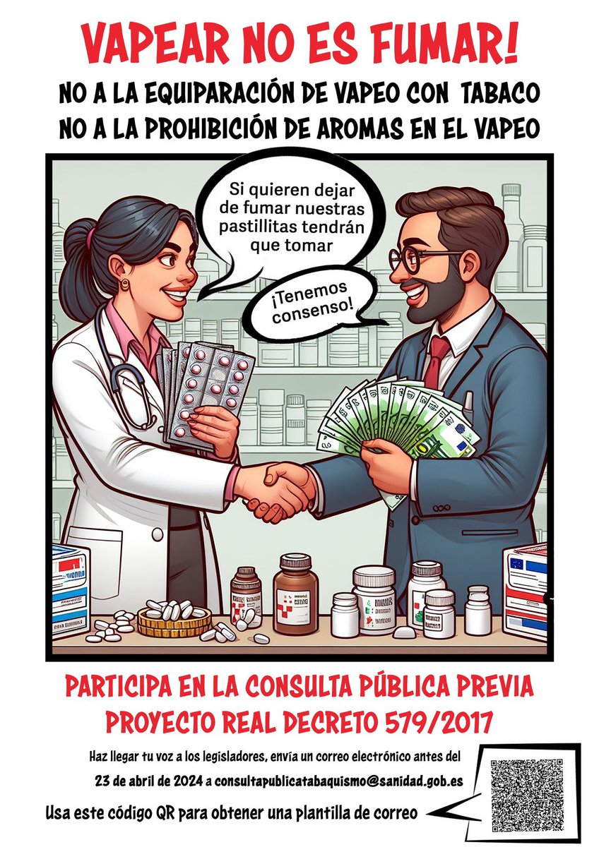 Hacedlo porfavor, enviar vuestros mails al Ministerio de Sanidad para intentar parar esta locura