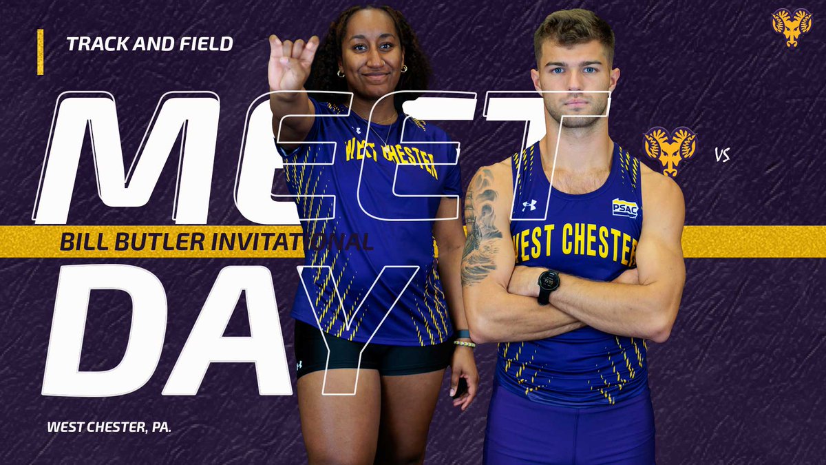 TRACK: It's #MeetDay for West Chester track and field as the Golden Rams host the Bill Butler Invitational! Today is also Senior Day and the Golden Rams Mental Health Awareness Meet! #ramsup