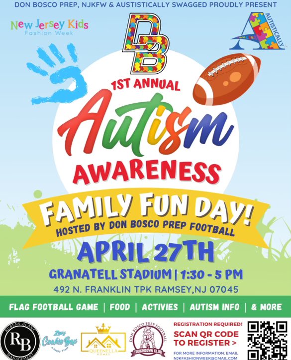 Come join us in two weeks for our first Autism Awareness Family Fun Day!