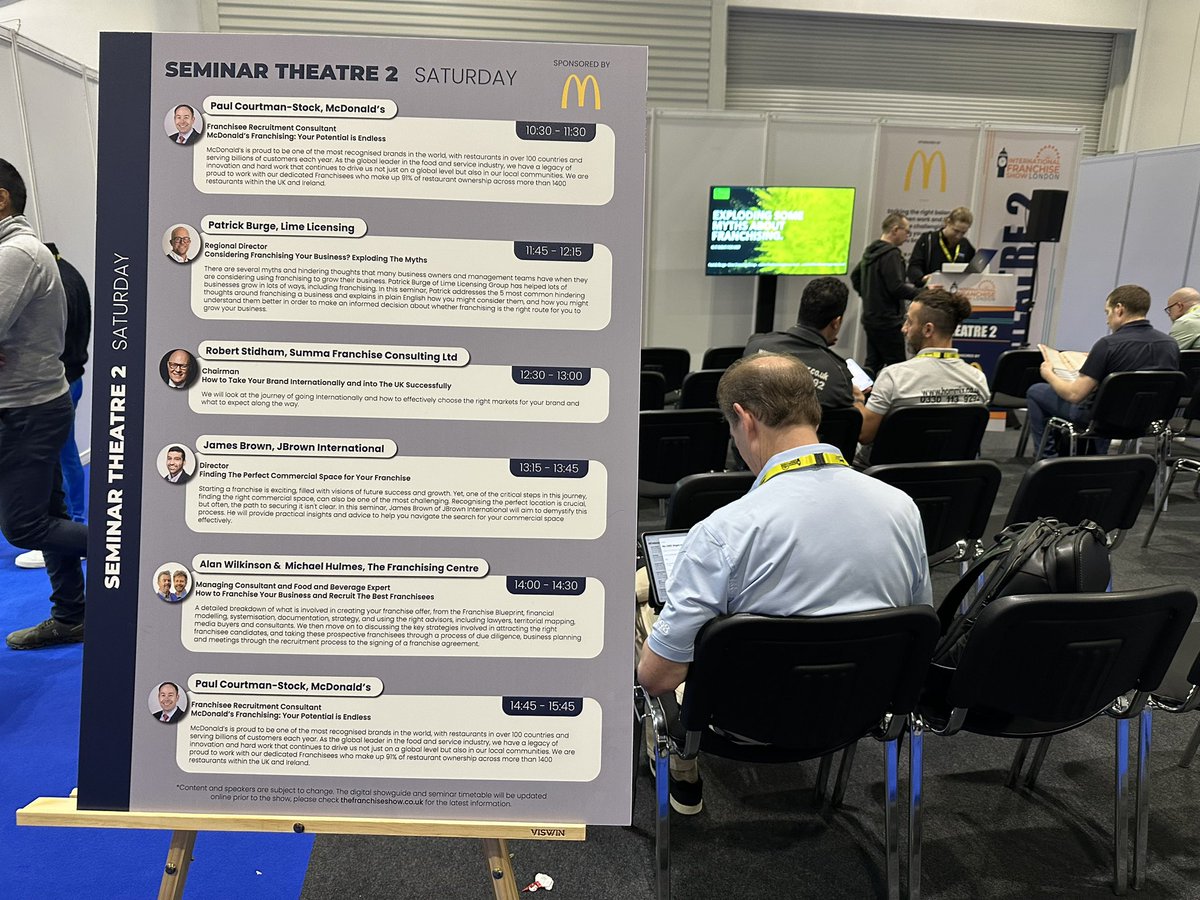 gsconsultancyuk's tweet photo. International Franchise Show London!
12-13 April. Don’t miss it! https://t.co/AHC8vtImTT
