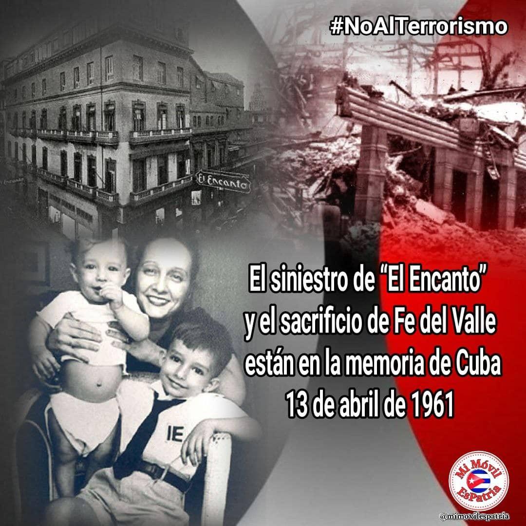 Hoy recordamos a Fe del Valle y una vez más decimos #NoAlTerrorismo #TenemosMemoria #CDRCuba