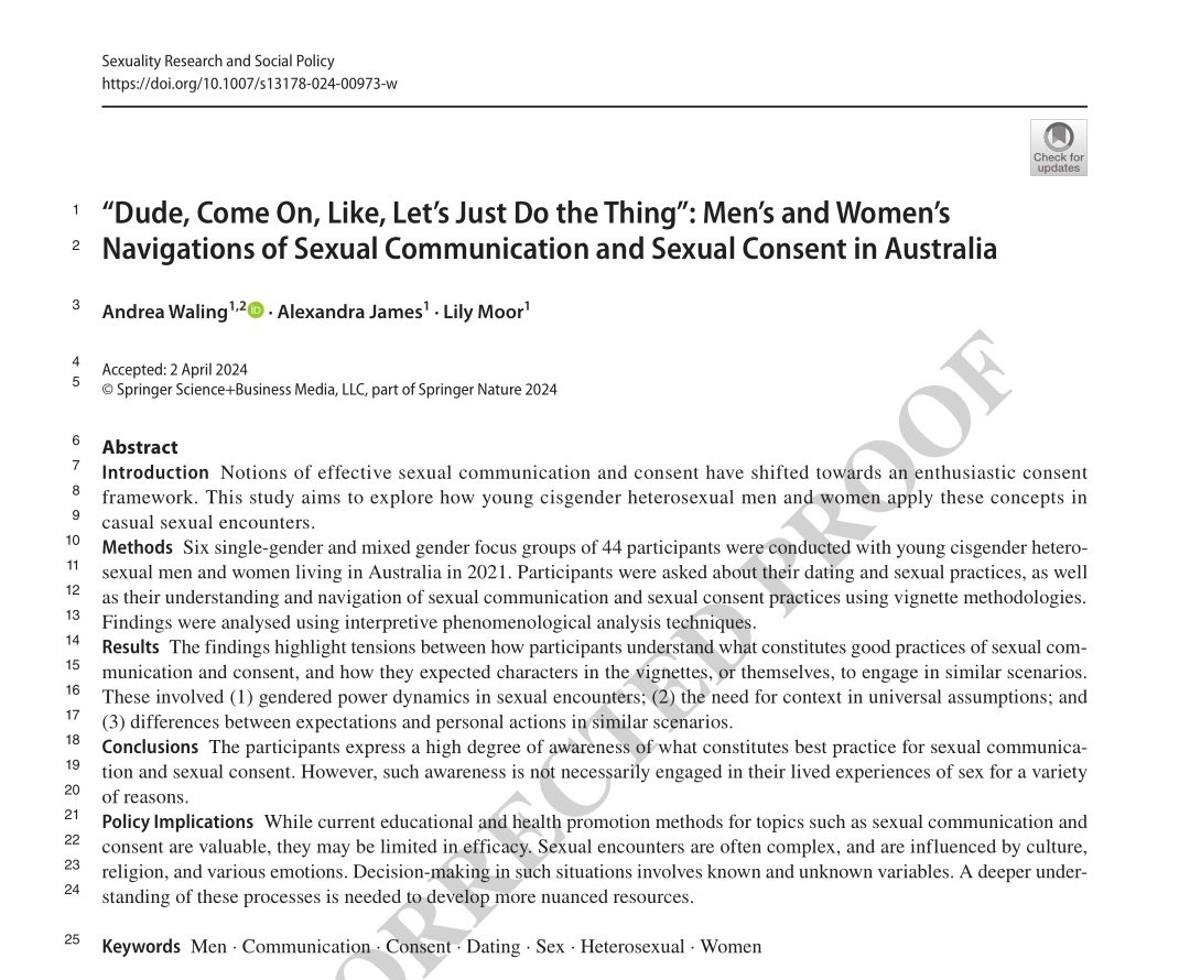 Coming soon... 😊 Exploration of challenges in implementing 'good' consent practices @LTU_Sex_Health @Dr_Alex_James