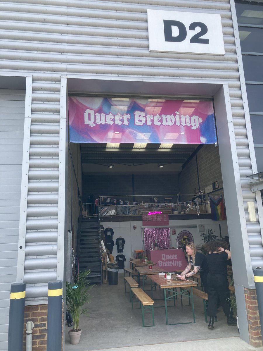 Managed to be first through the doors on opening day at the new <a href="/QueerBrewing/">Queer Brewing</a> taproom. Space looks amazing! Pendant tasting great.
