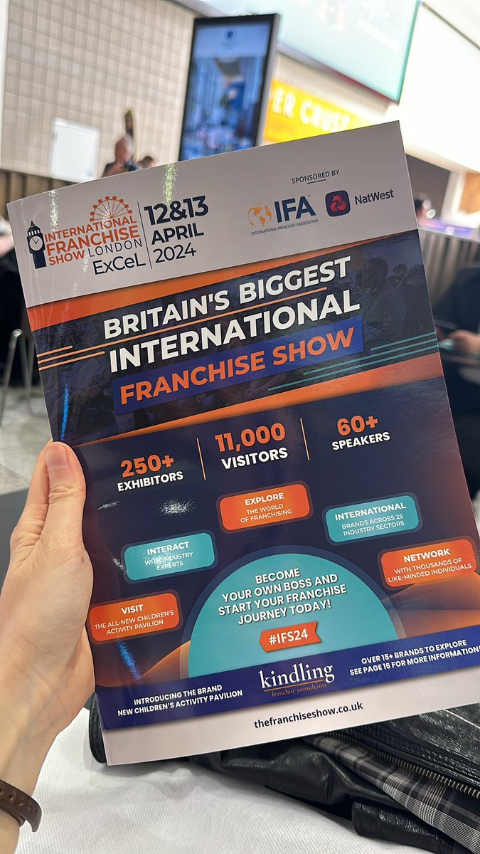 gsconsultancyuk's tweet photo. Come and join me at the Britain’s biggest international Franchise event! https://t.co/OmUeCctNdd