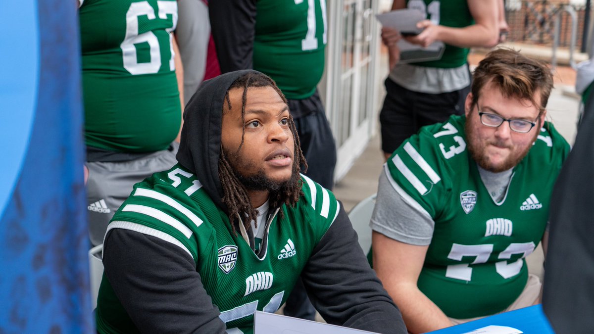 Thanks to OUr players for volunteering yesterday as @OhioFootball partnered with @nmdp_org for our Third Annual @TalleyBoneMarro Get in the Game event. Using their platform to help folks across the country with blood cancers find life-saving donors. Impactful!!! 🧱💚🐾