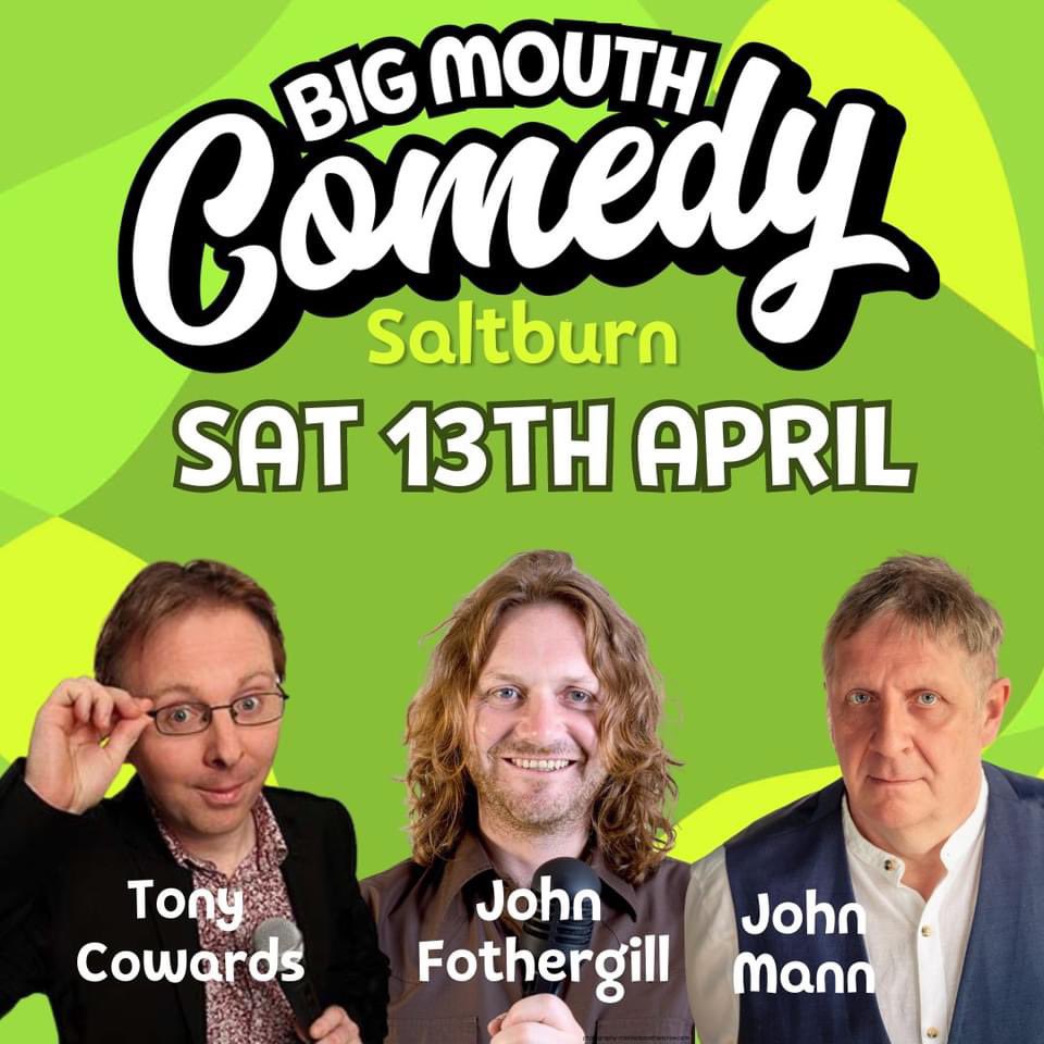 TeessideComedy's tweet photo. 6 tickets left for Saltburn tonight.  
Good availability for Middlesbrough Town Hall at the back of the room. 

No show in Saltburn or Middlesbrough in May so this is your last chance til June!   

Tickets https://t.co/BhaIITZ0lH https://t.co/Z24k8X2rks