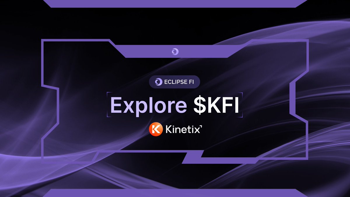 🚨 The $KFI Kinetix IDO on Eclipse Fi is coming soon! @KinetixFi is a one-stop shop for everything DeFi. They’re an EVM-based project, built on the Kava network, looking to make DeFi easier, more efficient and overall better for everyone. - A team that built one of @0xPolygon