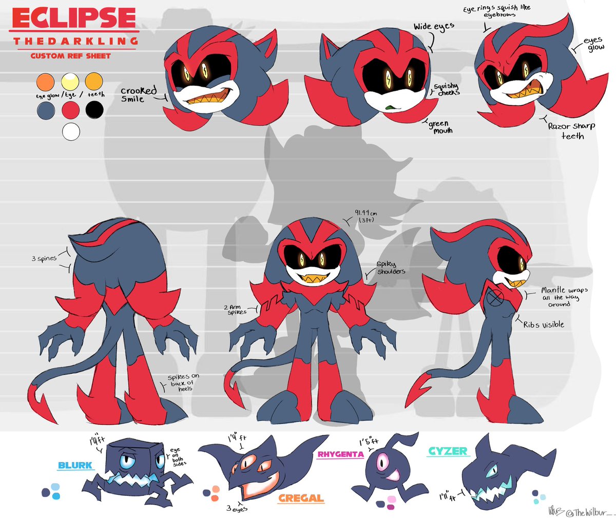 ECLIPSE THE DARKLING Ref Sheet!!!! I had so much fun making this I hope ...