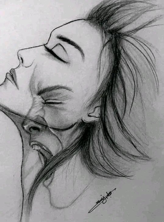 Wounds unseen, hidden deep within,
Battles of pain, that one cannot win.
A silent scream, a tear unshed,
In the realm of suffering, quietly treads.#SaturdayMotivation