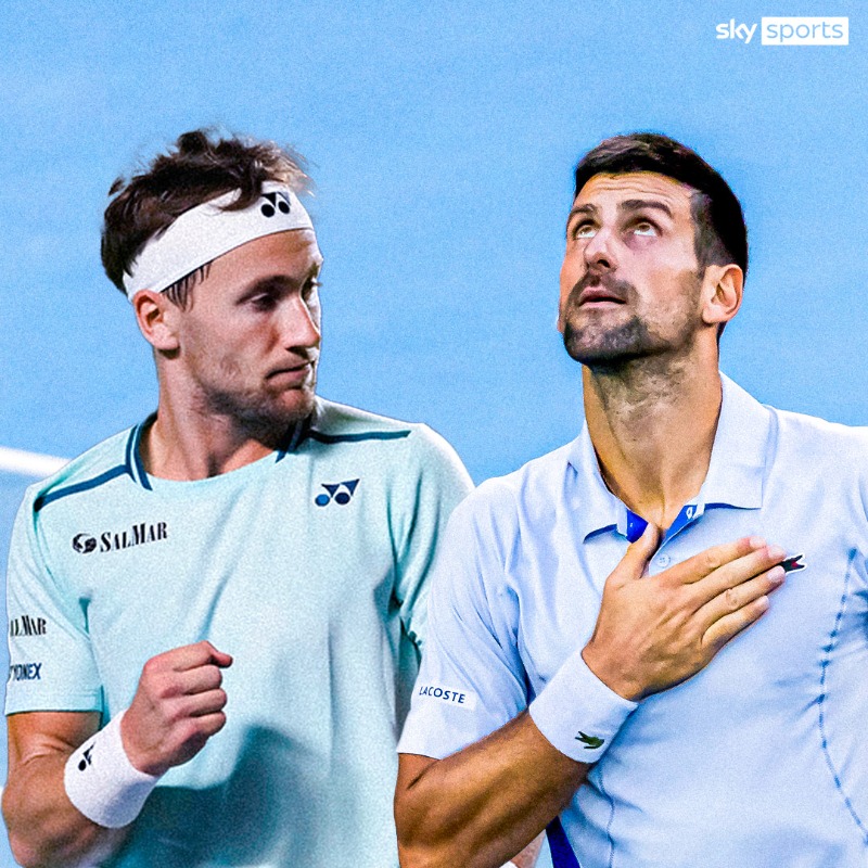 We are into our FINAL FOUR in Monte Carlo 👀 Stefanos Tsitsipas vs Jannik Sinner @ 12:30pm ⚡ Novak Djokovic vs Casper Ruud @ 2:30pm 🔥