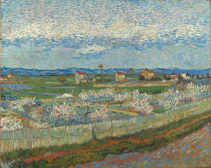 #VanGogh of the Day: Peach Trees in Blossom, April 1886. Oil on canvas, 65 x 81 cm. The Courtauld, Samuel Courtauld Trust, London. @TheCourtauld
