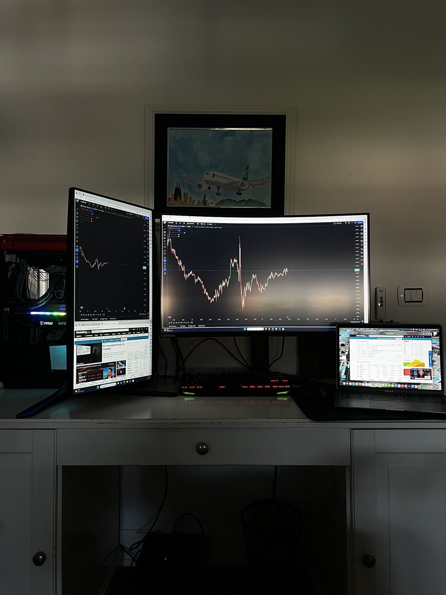 jeeniuzz's tweet image. My Little Office.

#Forex