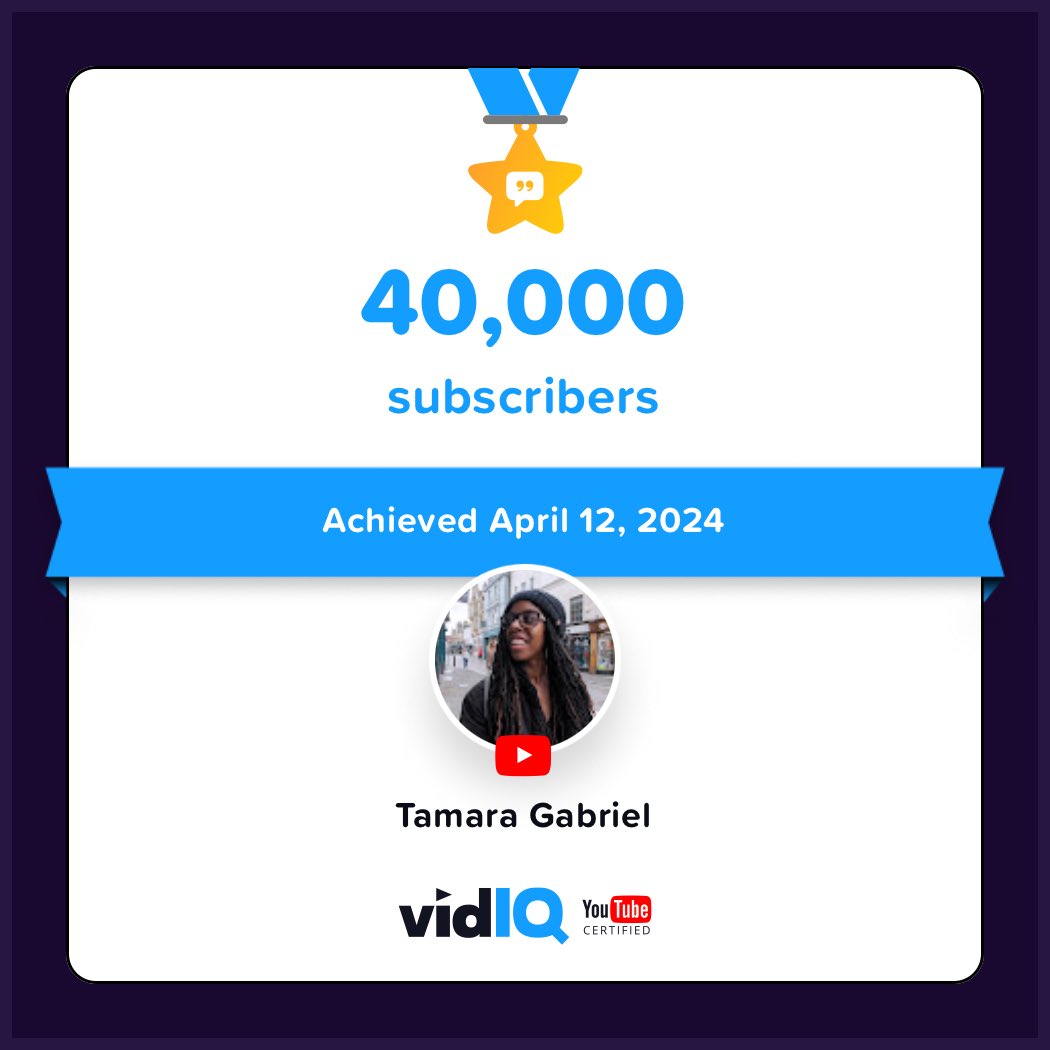 TamaraGabrielUK's tweet image. Thank you! 🙏🏾 I’m loving this journey and I still love making videos 🤩 Thanks for tuning in and supporting the channel.

#youtube #techchannel #contentcreator #techreviews
