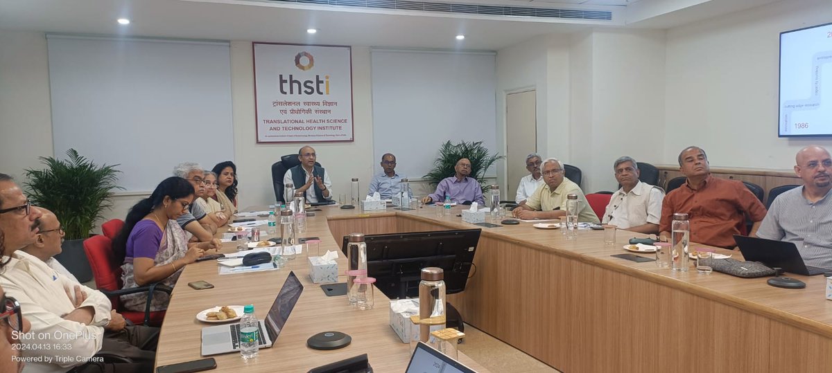 @rajesh_gokhale Secretary @DBTIndia held a discussion meeting with Directors of iBRIC+, DBT officials and investors on building bioeconomy by establishing bioscience innovation clusters through institutions attracting private investments into biotech research @DrJitendraSingh