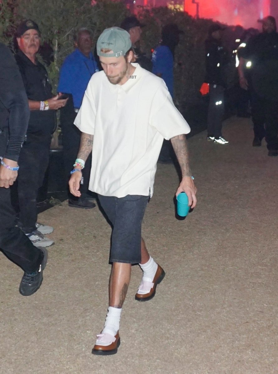 April 12: Justin Bieber spotted at the Coachella Valley Music and Arts Festival Day 1 in Indio,California