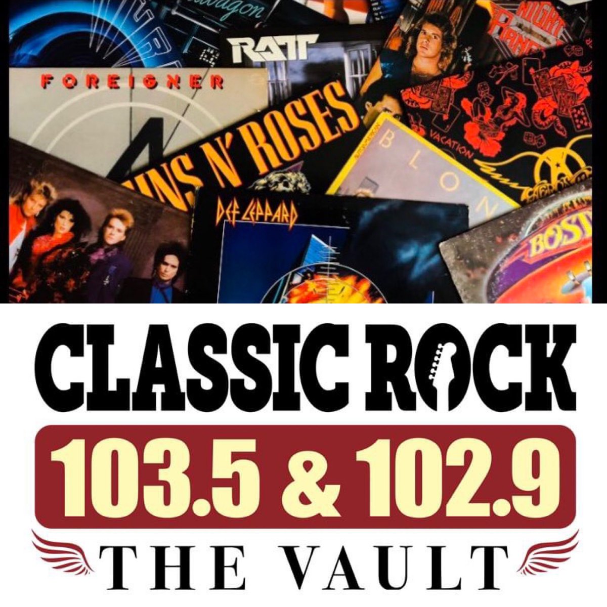 Come & hang out with me 10-2 on The Vault Rocks! Listen: thevaultrocks.com 📻🎧🎙️