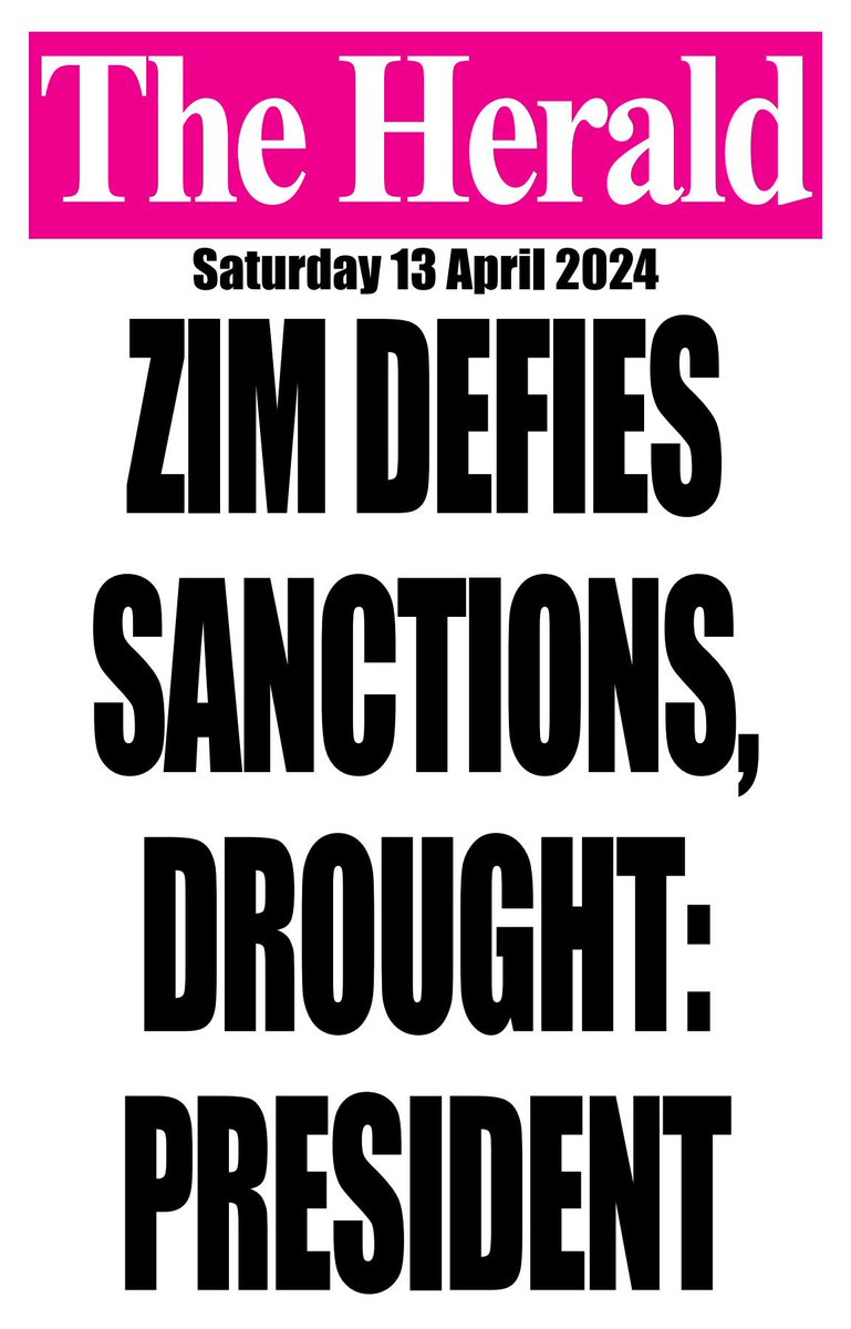 Cowdung stuff being peddled by @edmnangagwa @ZANUPF_Official @HeraldZimbabwe. There is a begging bowl for US$2billion yet they think they have defied drought. Nyika haivakwi nenhema