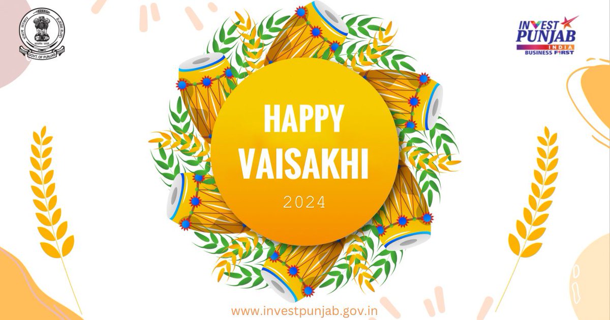 Warm greetings to all on the auspicious celebration of #Vaisakhi. May this harvest festival usher in abundance and prosperity for everyone. #HappyVaisakhi