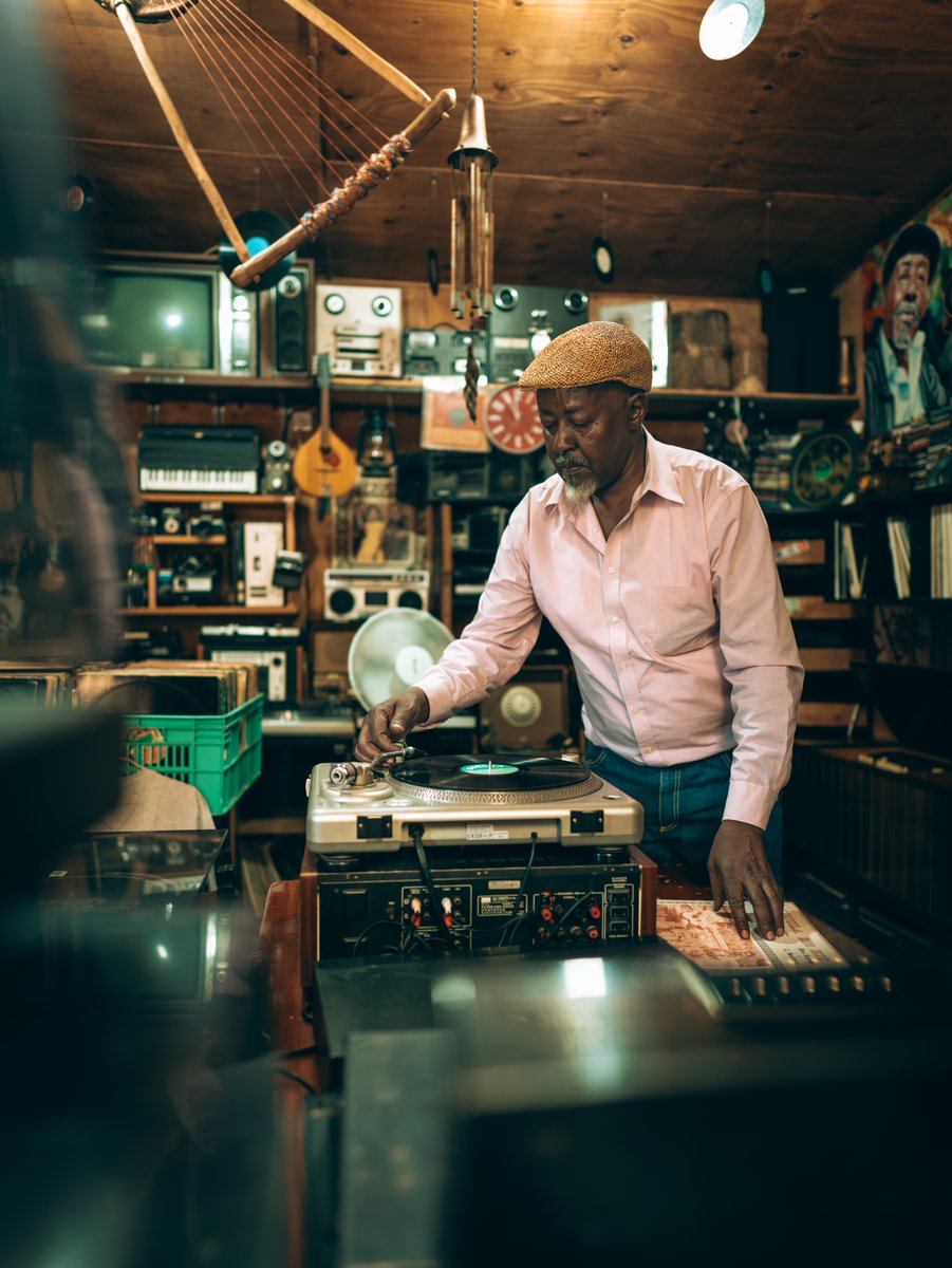 This is James 'Jimmy' Rugami. Otherwise known as @realvinylguru - a title he has earned after being in the records business for 36 years. He would like you to know that this Saturday he will be hosting World Record Day at his shop pale Kenyatta Market. Discounts on records, a