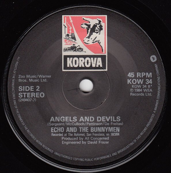 #OTD 40 years ago tenacious 60s rock students Echo & The Bunnymen veered close to full Velvet Underground pastiche with Angels And Devils, the B-side of their most commercially sinuous hit, Silver. 
#echoandthebunnymen #angelsanddevils #velvetunderground #newbook