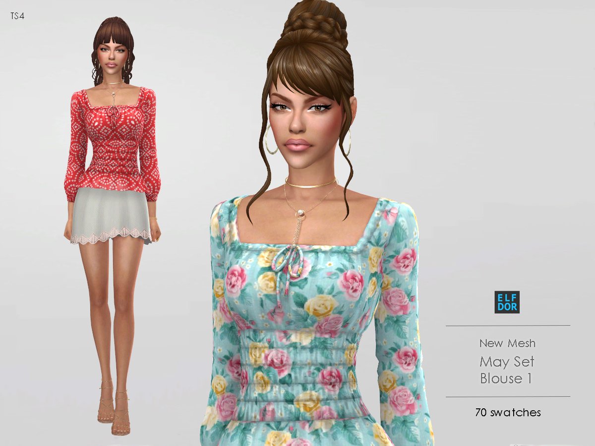 #Sims4 #TheSims4 #ts4 #ts4cc #s4cc #sims4cc #Sims4Clothes #ts4cc #s4cc #thesims4clothes #Sims4Cc #ts4clothes #ts4gowns #ts4dress #ts4dresses #spring #sims4spring elfdor.com Free Content