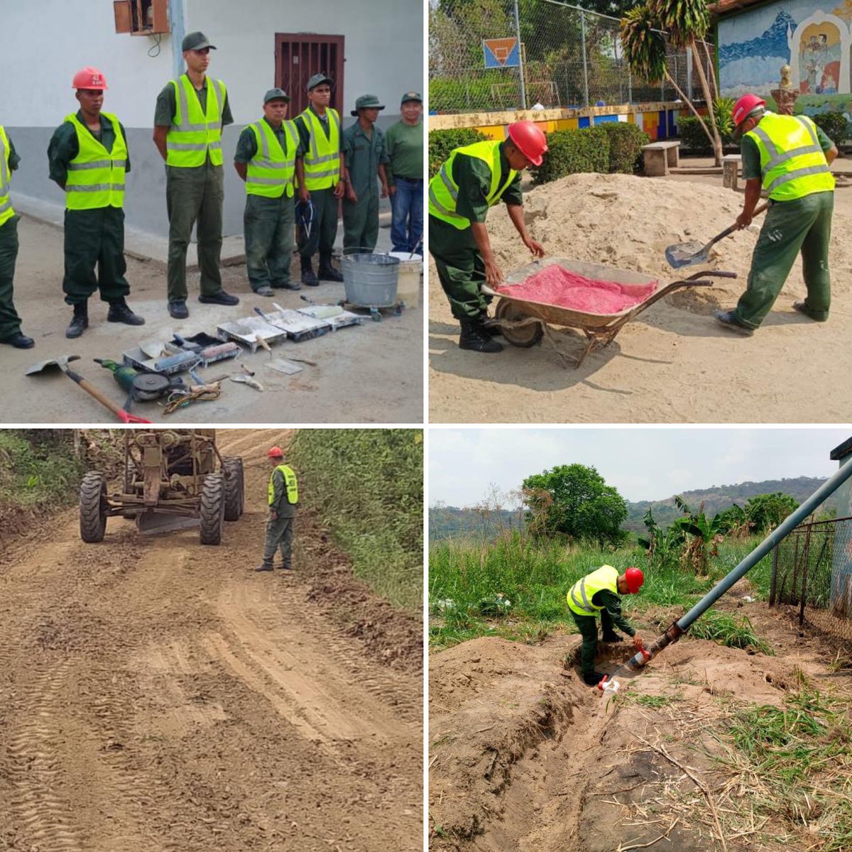 dhernandezlarez's tweet photo. Cuando el pueblo se une siempre vence, pueblo gobierno y #FANB llevando bienestar al pueblo venezolano de a pie ! 
No podrán contra la determinación positiva del pueblo venezolano, quienes patrióticamente se quedaron para luchar por la patria, contrarrestando las viles medidas genocidas coercitivas unilaterales del Imperio norteamericano contra ancianos, mujeres y niños ! 
#BricomilesEnAcción !

#IntegrarEsVencer