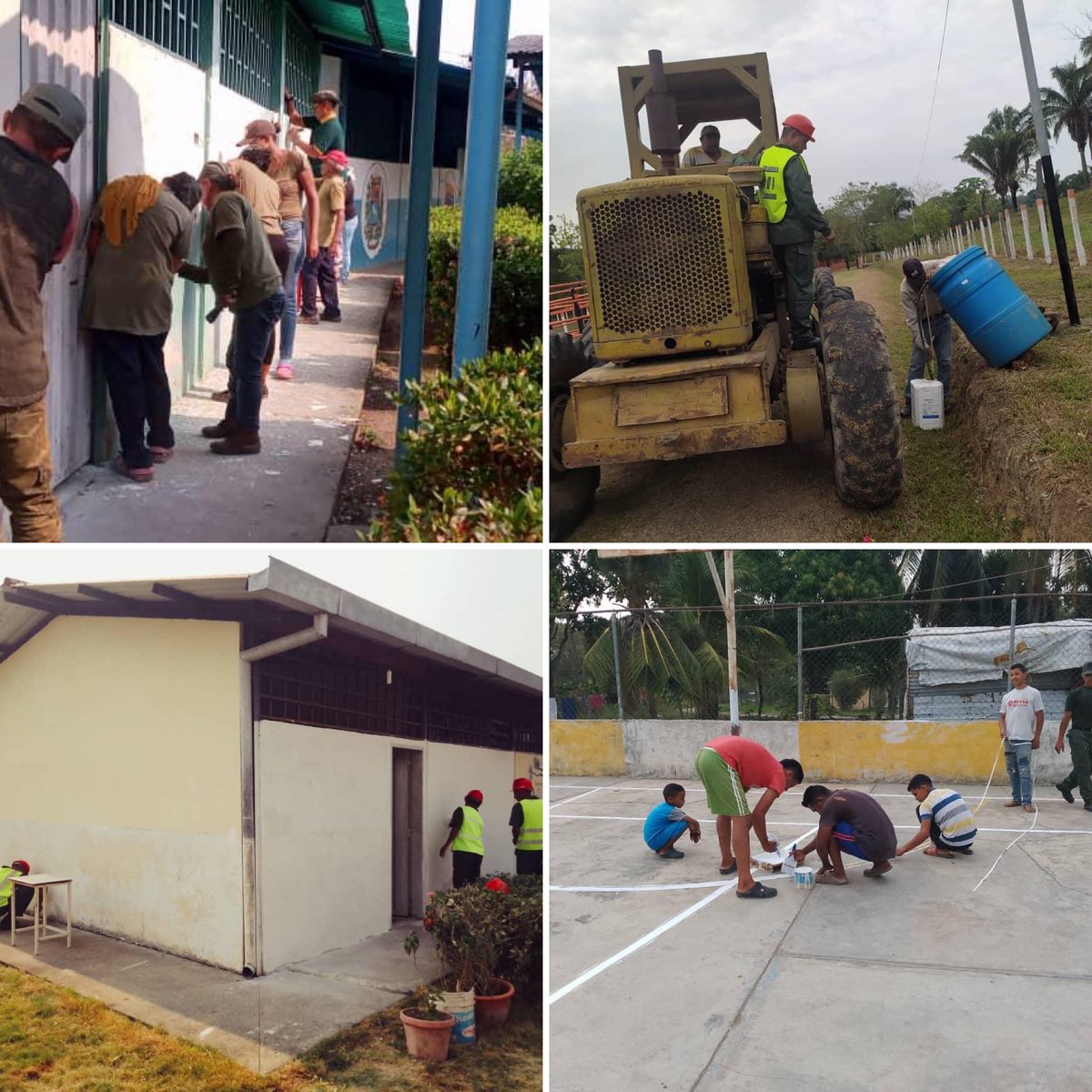 dhernandezlarez's tweet photo. Cuando el pueblo se une siempre vence, pueblo gobierno y #FANB llevando bienestar al pueblo venezolano de a pie ! 
No podrán contra la determinación positiva del pueblo venezolano, quienes patrióticamente se quedaron para luchar por la patria, contrarrestando las viles medidas genocidas coercitivas unilaterales del Imperio norteamericano contra ancianos, mujeres y niños ! 
#BricomilesEnAcción !

#IntegrarEsVencer