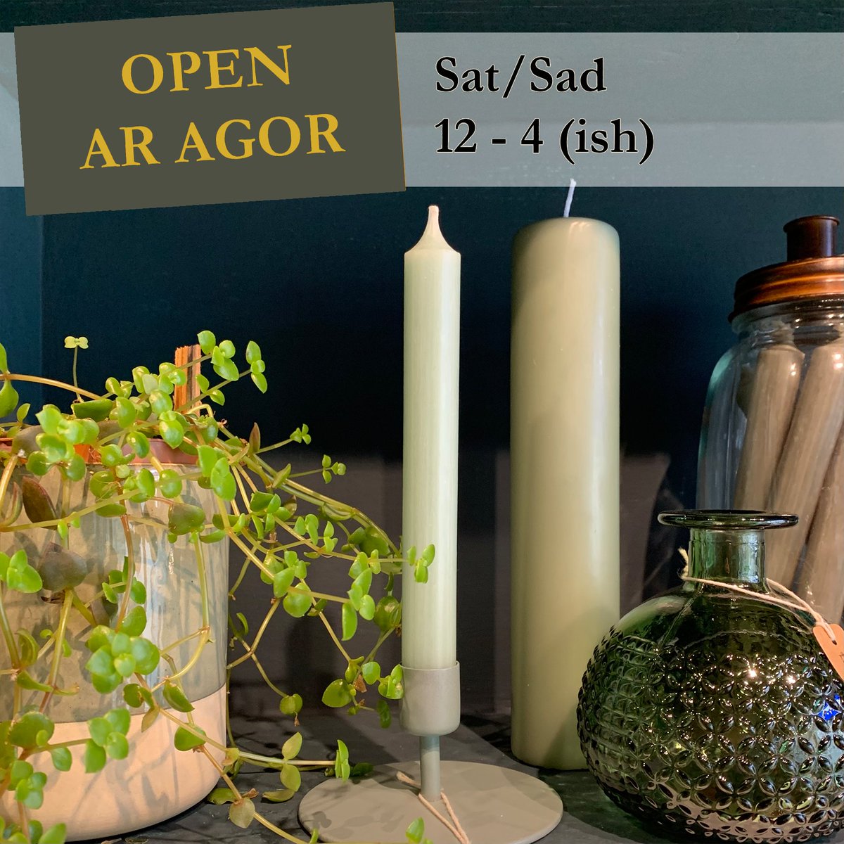 We're back - See you in the shop today!

#Llanrwst #conwyvalley #northwales #indieretail #homedecor #InteriorDesign #Colour #style