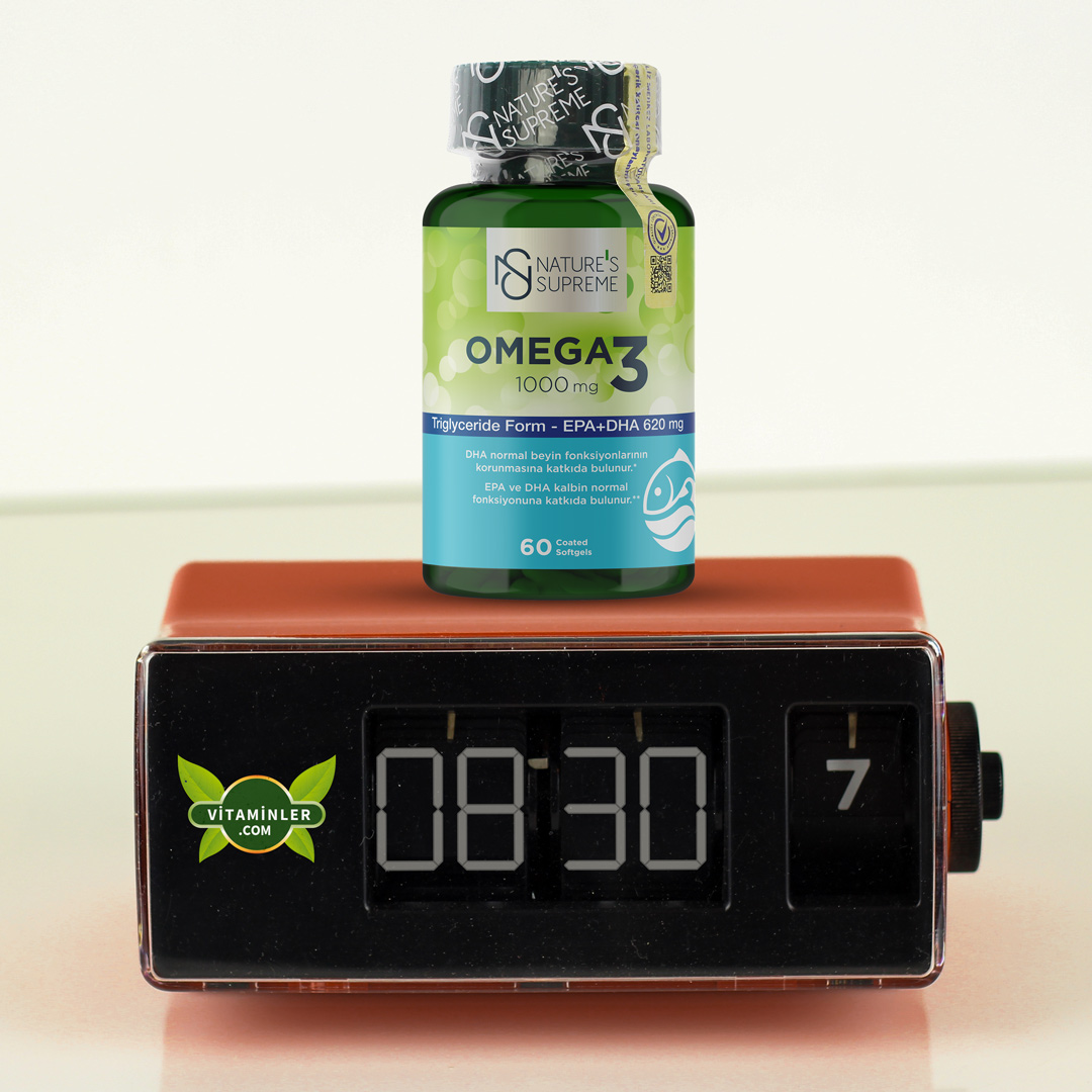 Bu bir Nature's Supreme Omega-3 alarmıdır. ⏰

#Vitaminler #Vitaminlercom #NaturesSupreme #Omega3 #Takviye #Sağlık