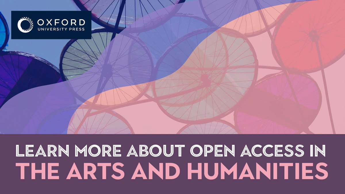 Take a moment to learn more about #OpenAccess publishing in the arts and humanities across journals and books at OUP. Our OA Resource Centre features helpful author information and a selection of recently published OA content. Learn more: oxford.ly/3PKHZ8s