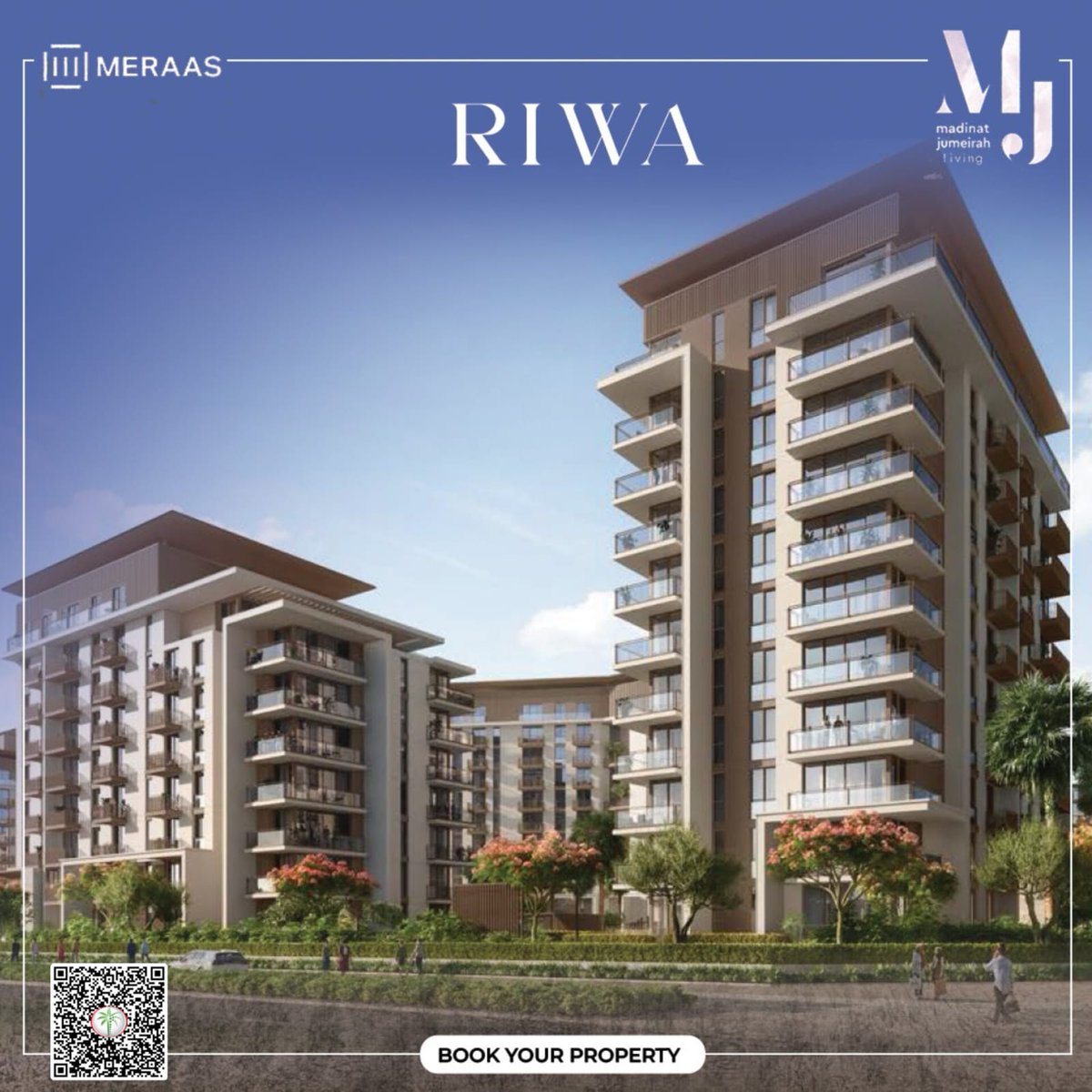 🌆 Live the luxurious life at RIWA by MERAAS, where every moment is a masterpiece! 

Choose from 1-3 BR residences & 4 BR penthouses starting at AED 2.35 M. 

Book your dream property now! 

#LuxuryLiving #MadinatJumeirahLiving #DubaiRealEstate #DreamHome #RIWAbyMERAAS 🏙️✨
